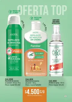 Vista previa Amodil - Campaña 11 válido desde el 01.07.2026 | Página: 153 | Productos: Repelente, Sanitizante, Top, Crema