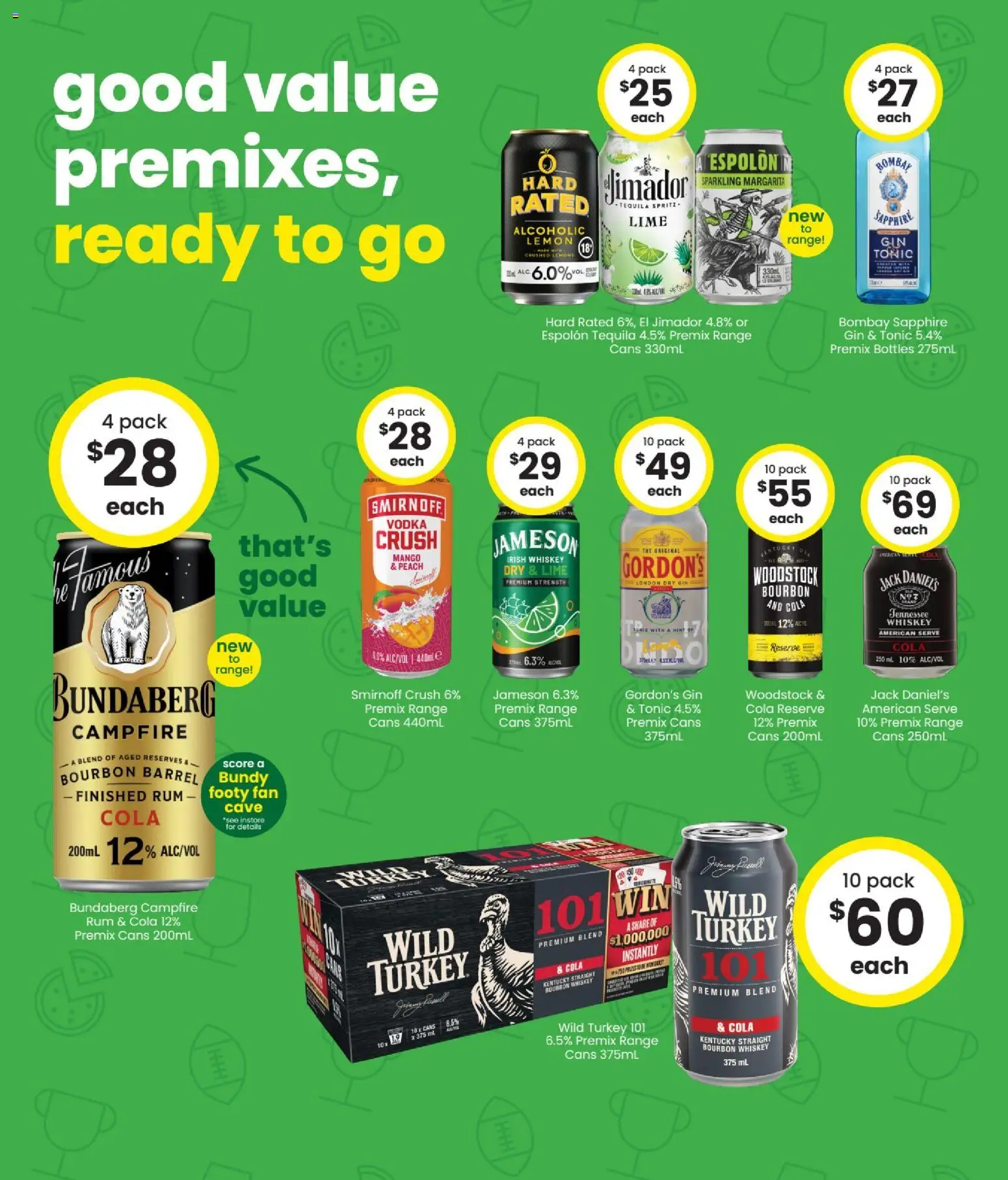 The Bottle-O catalogue - valid from 14/09/2026 | Page: 4 | Products: Vodka, Whiskey, Jack Daniel’s, Jameson