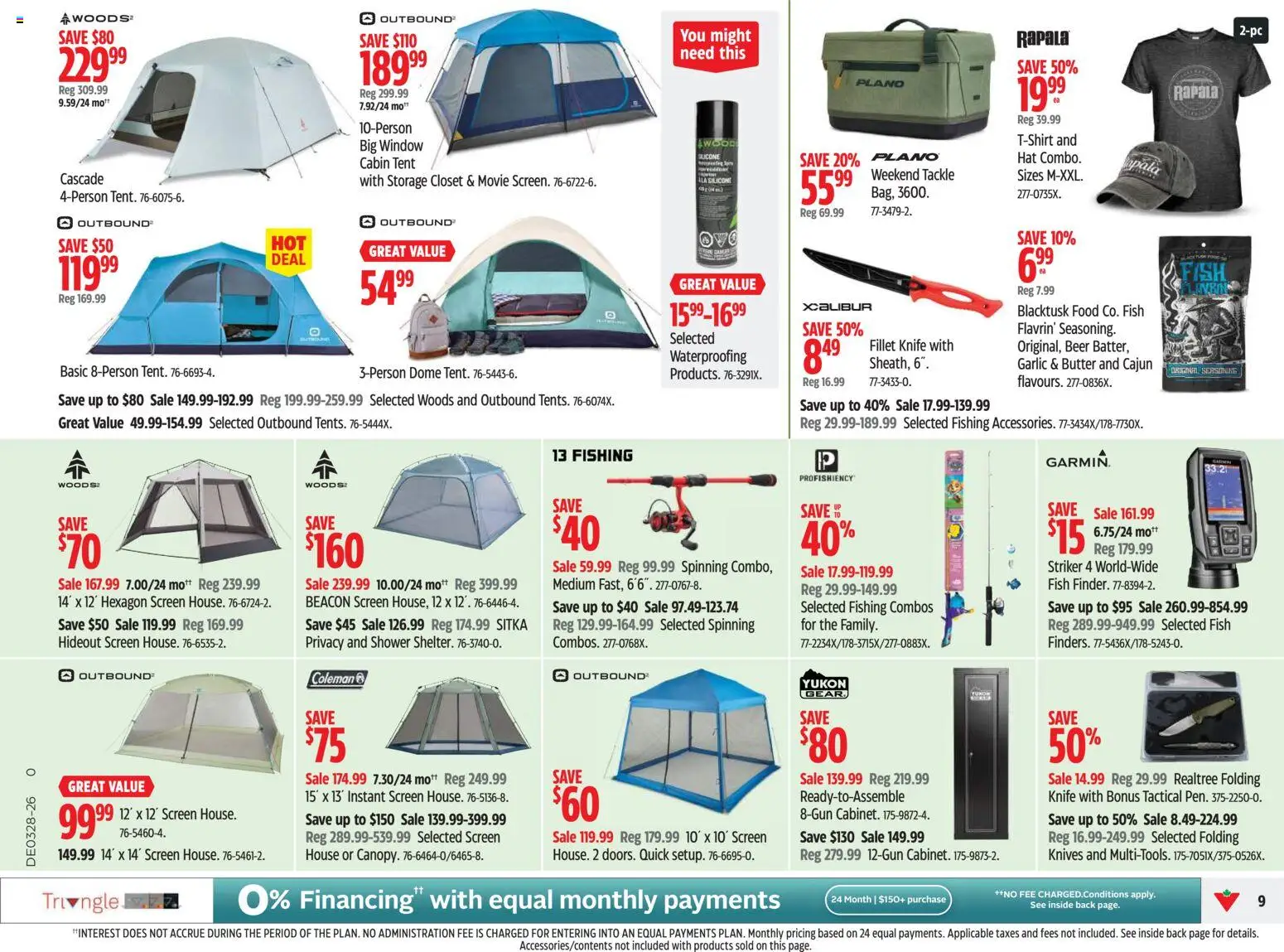 Canadian Tire flyer valid from Jul 9, 2026 | Page: 9