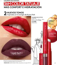 Catálogo Ésika Campaña 11 válido desde el 14.06.2026 | Página: 37 | Productos: Manzana, Vino, Labial