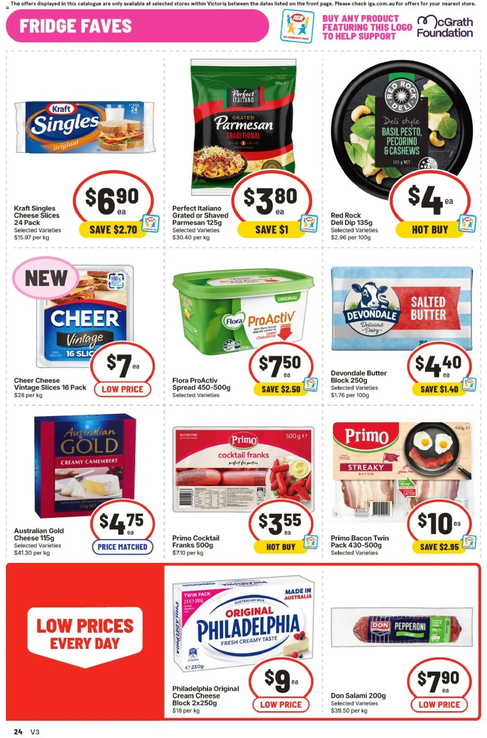 IGA catalogue - valid from 23/09/2026 | Page: 32 | Products: Milk, Dairy, Butter, Salami