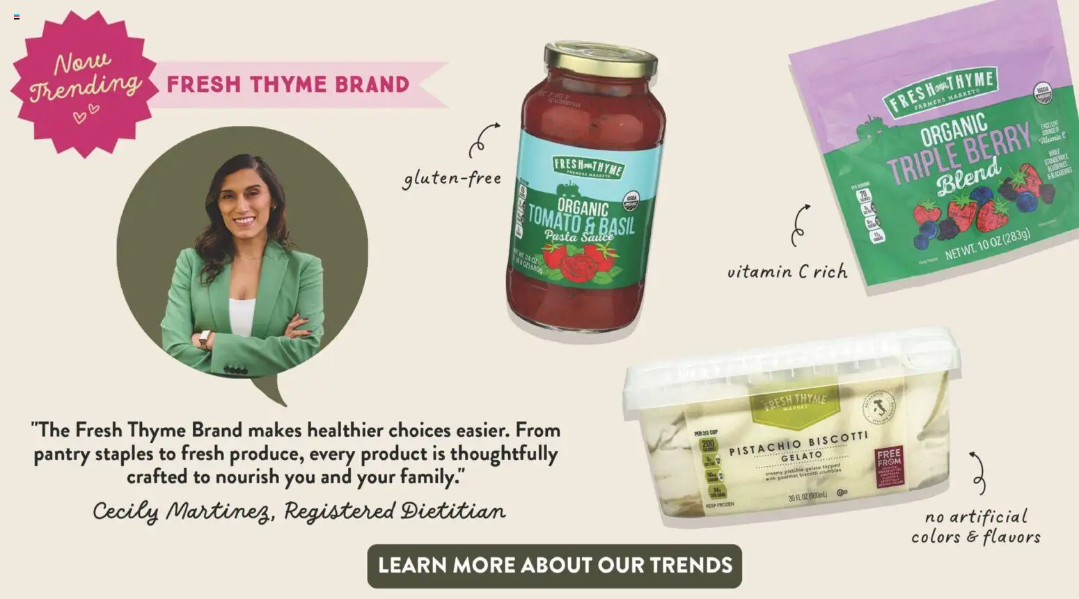 Fresh Thyme Monthly Ad - valid from 10/01/2026 | Page: 5 | Products: Vitamin, Pasta, Sauce, Tomato