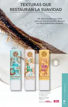 Vista previa de Yves Rocher campaña 10 2026, nuevo folleto de la tienda, válido en México a partir del 14/07/2026 | Página: 103 | Productos: Brillo, Bálsamo