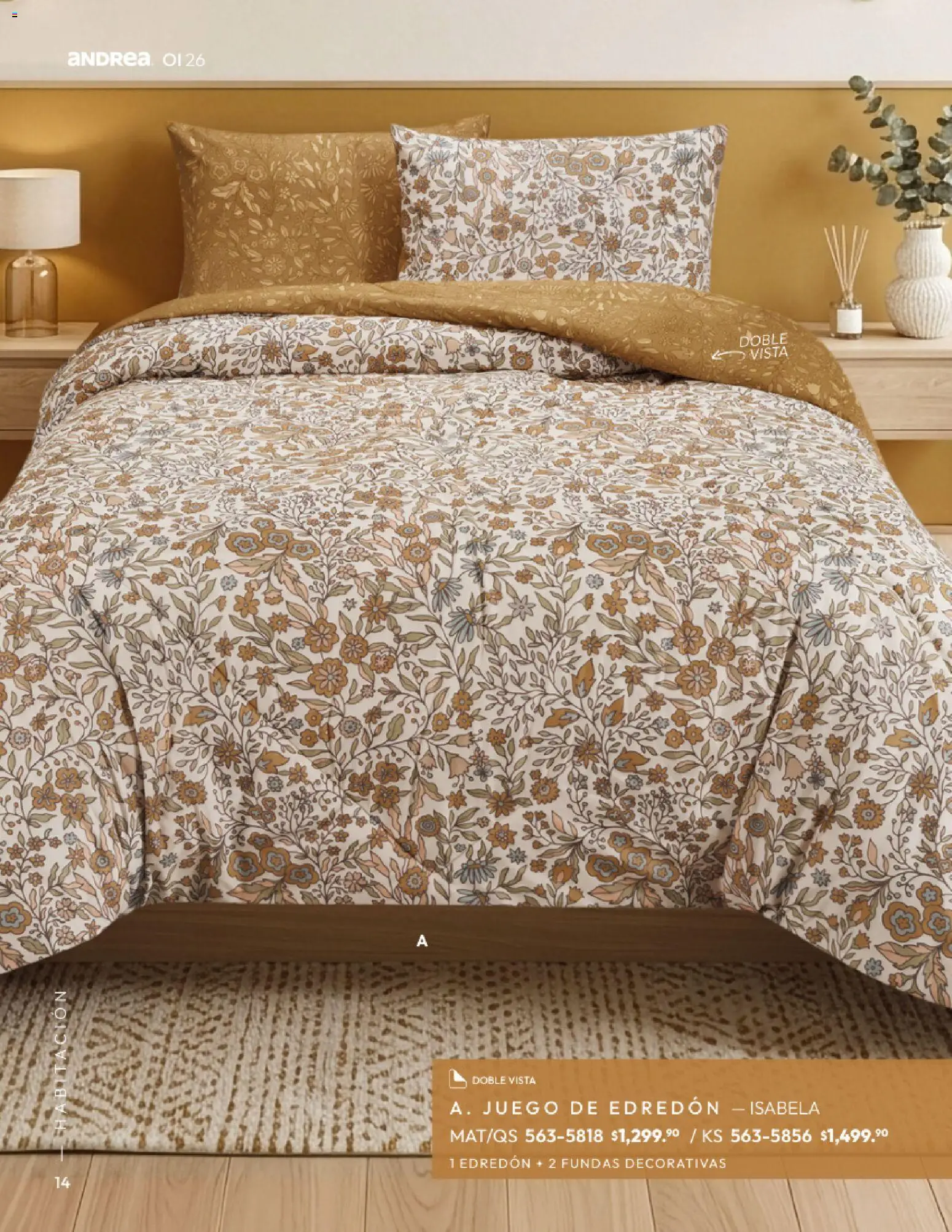 Nuevas ofertas de Andrea válidas en toda la República Mexicana desde el 01/09/2026. ¡Encuentra las mejores ofertas en Andrea catálogo Home! | Página: 14