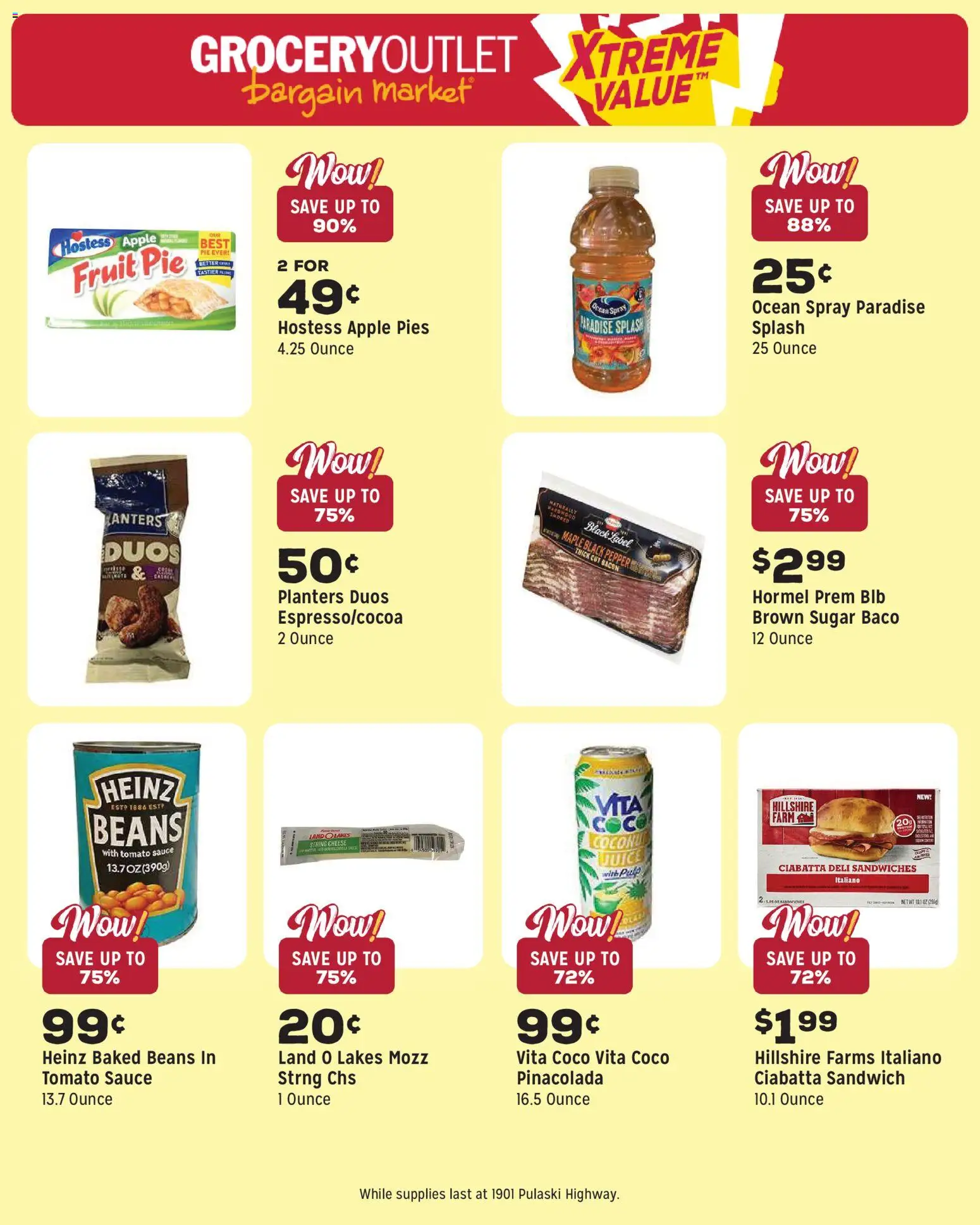Grocery Outlet Weekly Ad - MD - valid from 17.06.2026 | Page: 11 | Products: Cheese, Juice, Sauce, Pepper