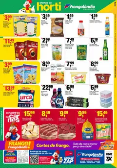 Frangolândia - Ofertas da semana - Pré-Visualização do folheto da loja Frangolândia, válido de 05/07/2026 | Página: 2 | Produtos: Mandioca, Leite, Roupas, Sal