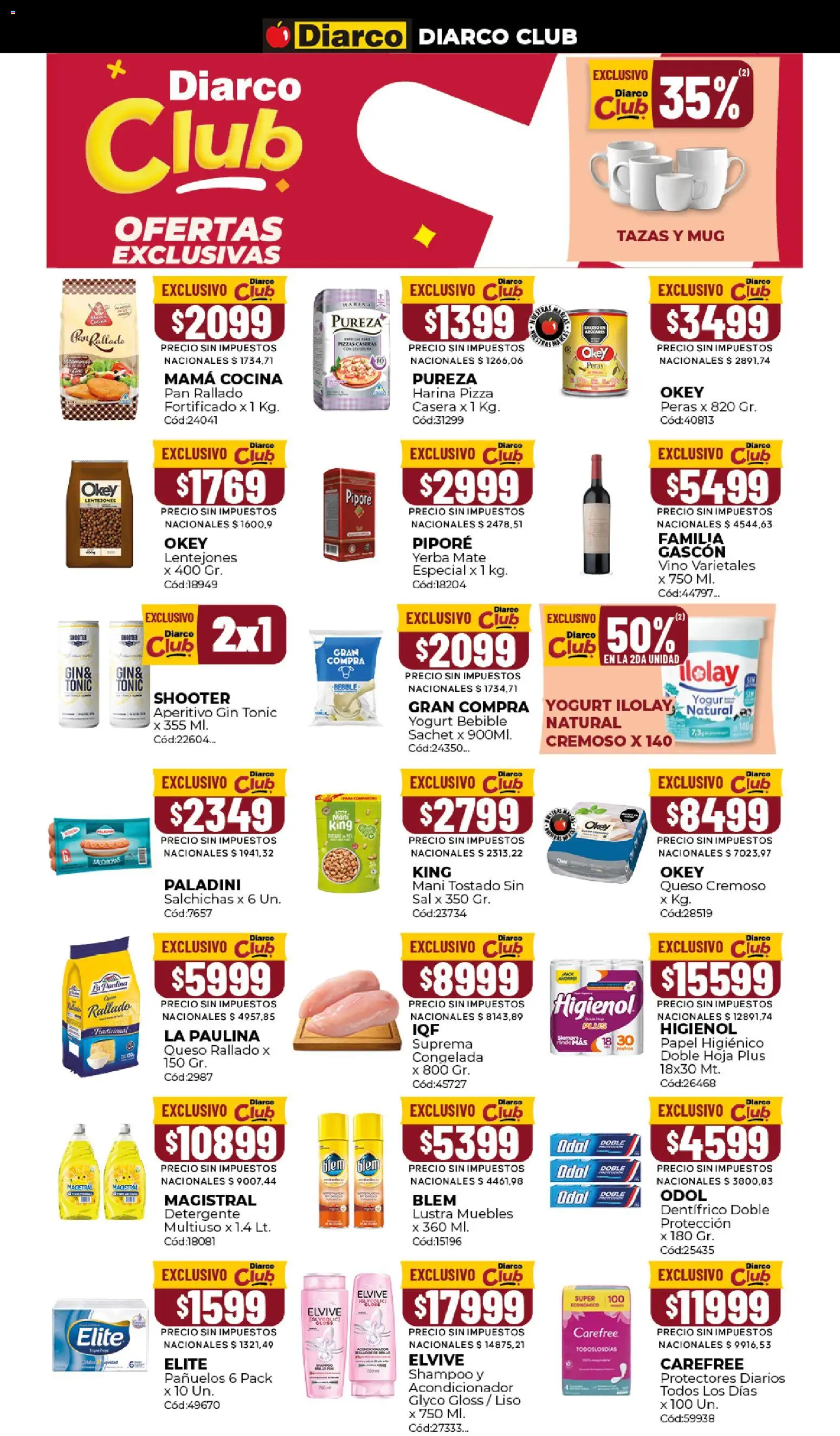 Diarco - Ofertas Sur │ válido desde el 03/08/2026 | Página: 9