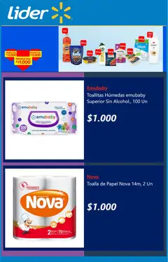 Lider Ofertas válido desde el 03.06.2026 | Página: 4 | Productos: Toalla, Toallas, Toallitas húmedas