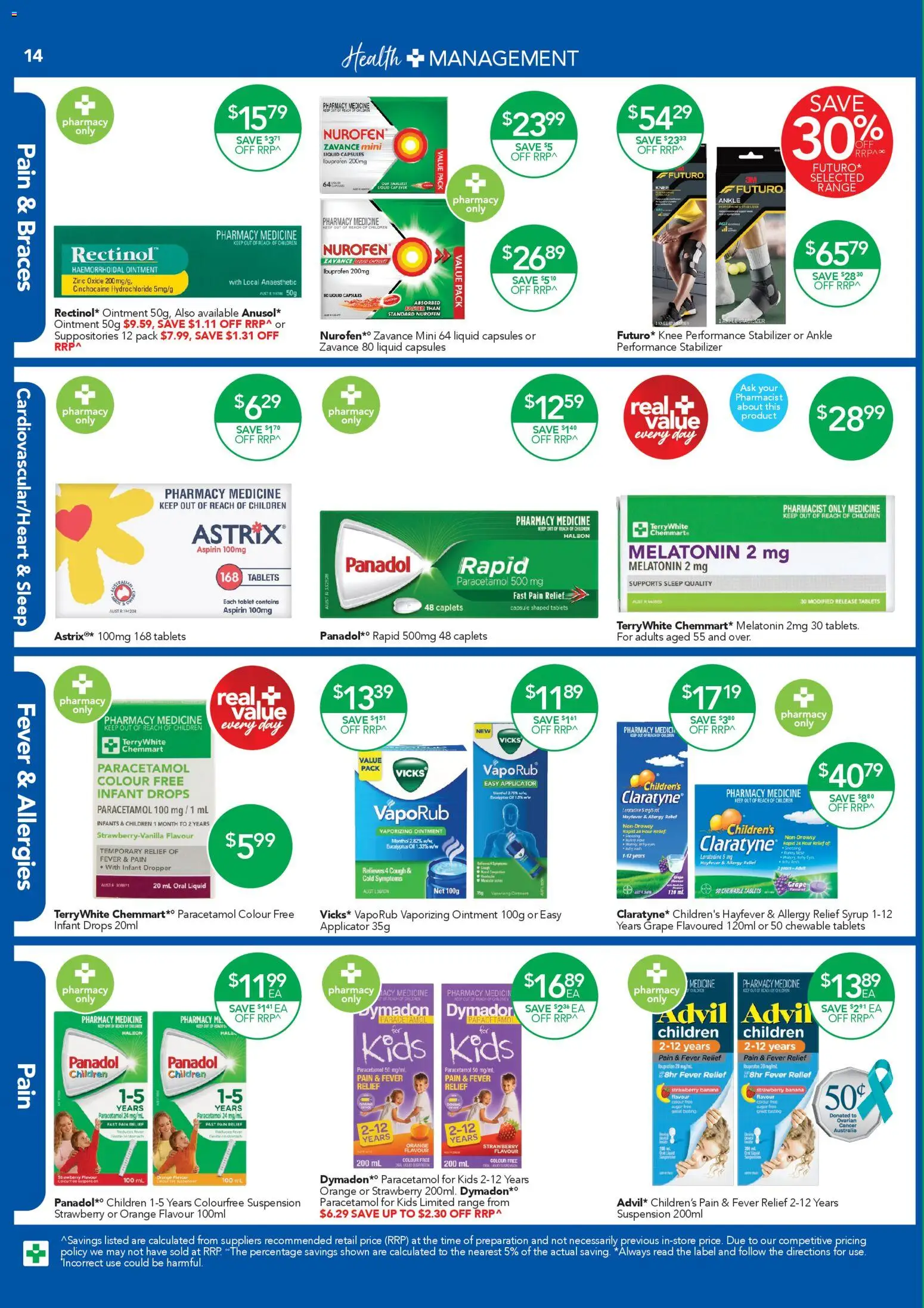 Terry White catalogue - valid from 26.03.2026 | Page: 14 | Products: Tablets, Pain relief, Zinc, Allergy