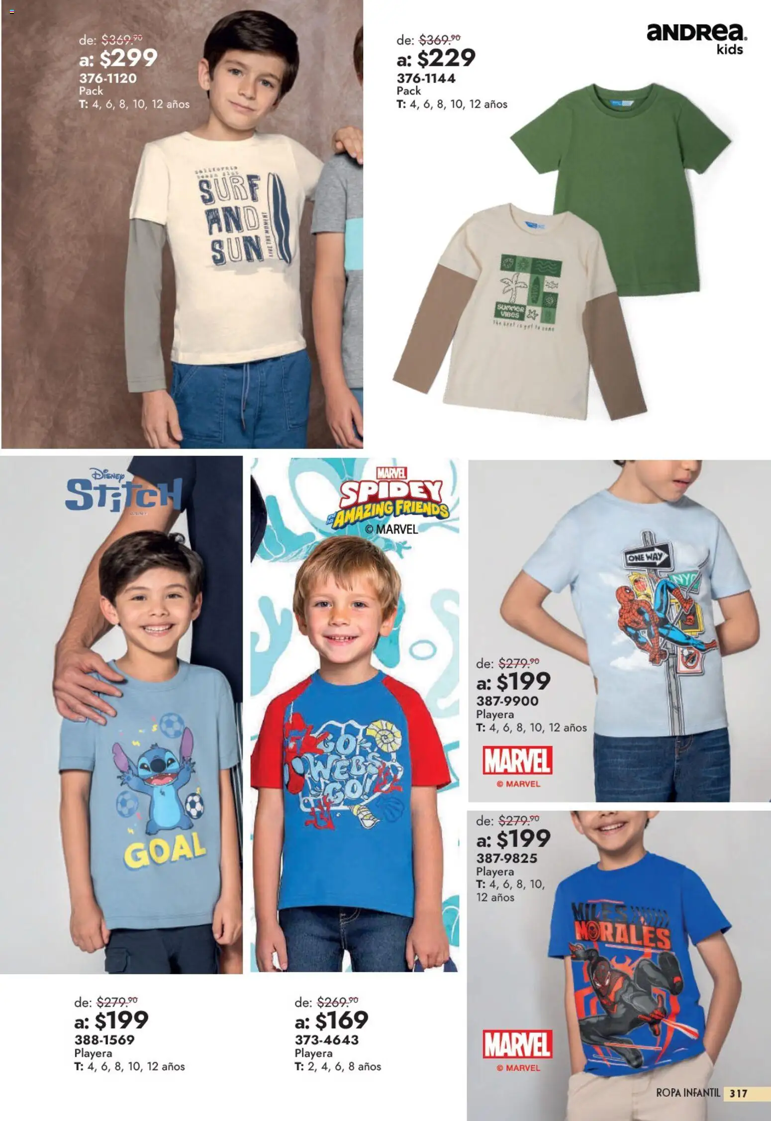 Nuevas ofertas de Andrea válidas en toda la República Mexicana desde el 13/09/2026. ¡Encuentra las mejores ofertas en Andrea catálogo Outlet! | Página: 317 | Productos: Ropa, Playera
