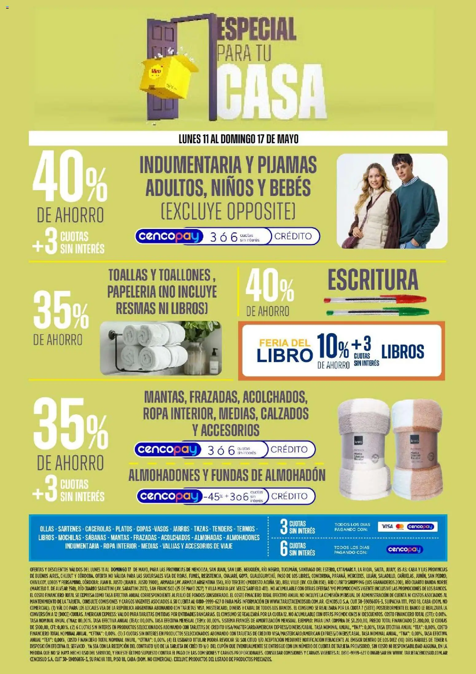 Vea - Ofertas especial para tu casa │ válido desde el 11.05.2026 | Página: 6 | Productos: Banco, Toallas, Ropa, Vasos