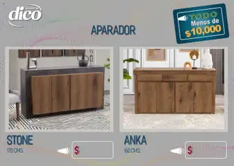 Vista previa de Muebles Dico catálogo Todo menos de 10000 Pacifico, nuevo folleto de la tienda, válido en México a partir del 09/04/2026 | Página: 31 | Productos: Aparador