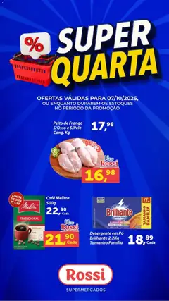 Rossi Supermercados ofertas do Dia - Pré-Visualização do folheto da loja Rossi Supermercados, válido de 07/10/2026