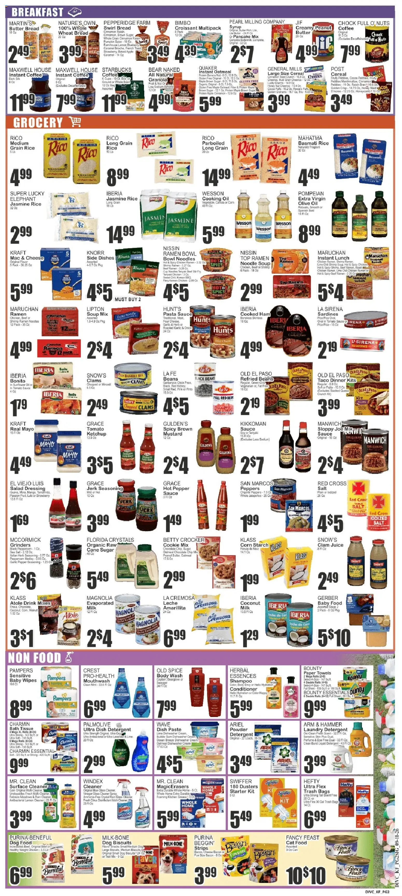 Key Food Weekly Ad - valid from 09/18/2026 | Page: 2 | Products: Rice, Sauce, Starter, Chocolate Chip