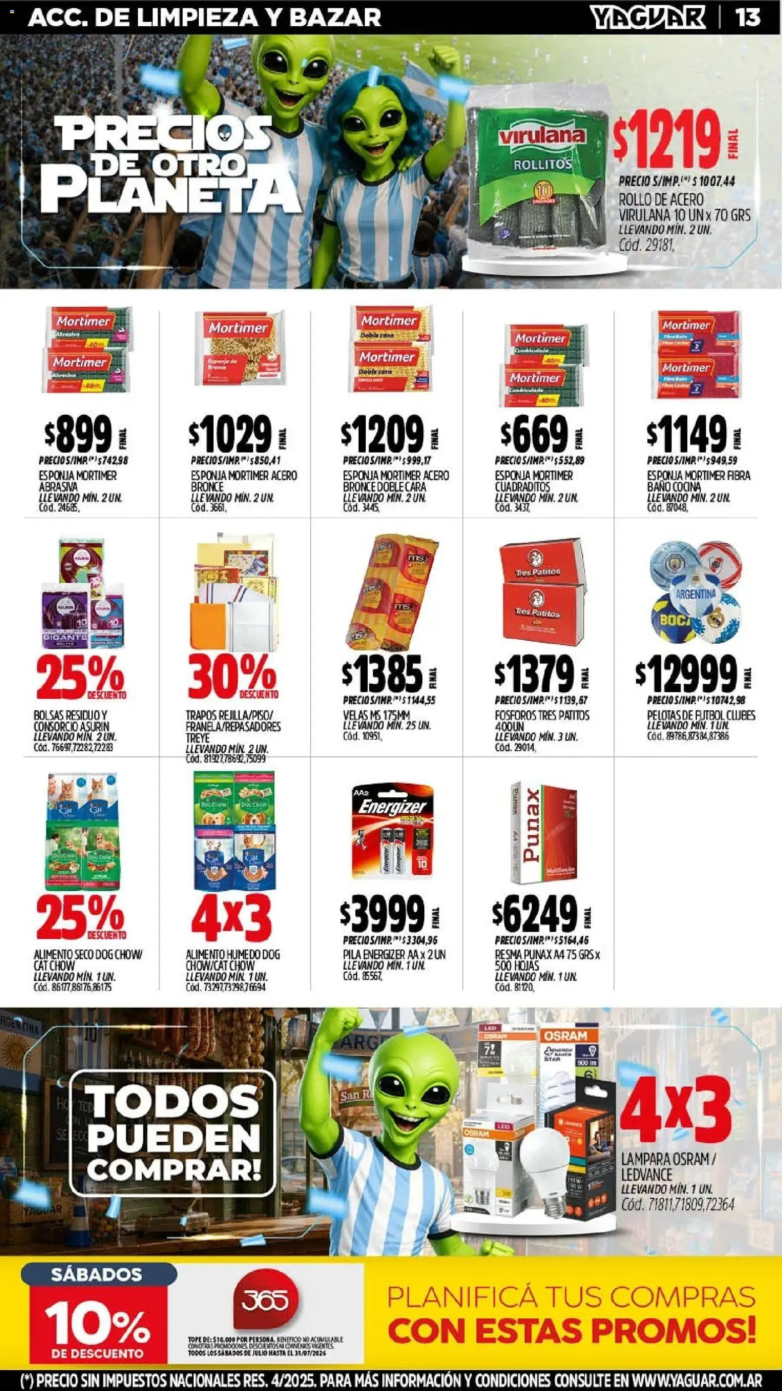 Yaguar - Oferta Semanal Santa Fé │ válido desde el 06/07/2026 | Página: 15 | Productos: Fósforos, Cocina, Lámpara, Esponja