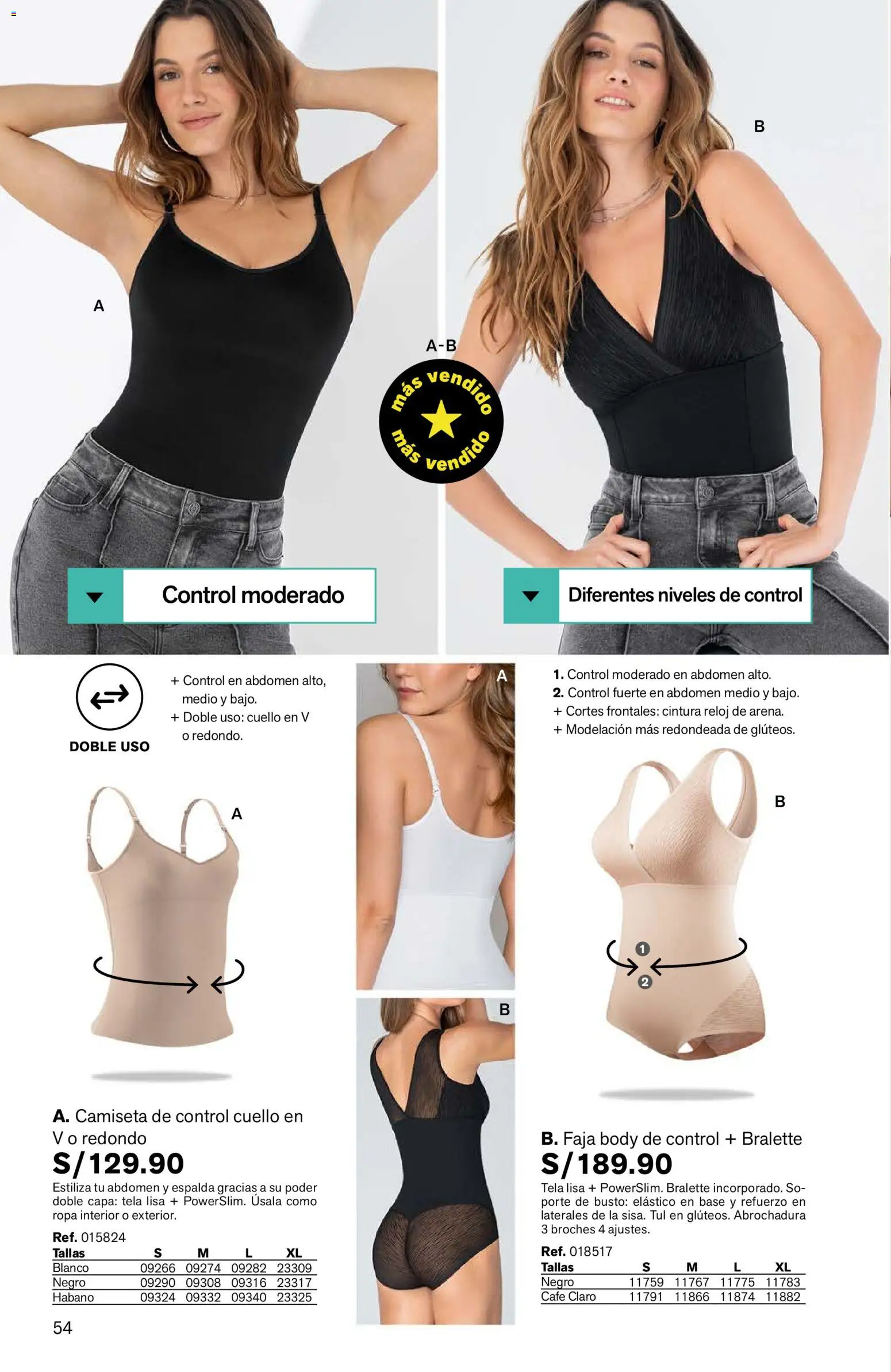 Catálogo Leonisa válido desde 24/08/2026 | Página: 54 | Productos: Café, Ropa, Ropa interior, Reloj