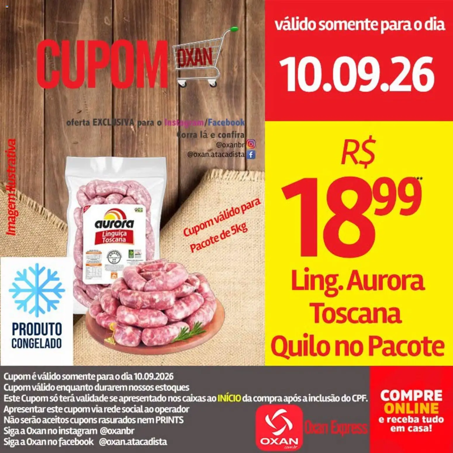 Oxan Atacadista Folheto - válido de 10/09/2026 | Página: 5 | Produtos: Linguiça