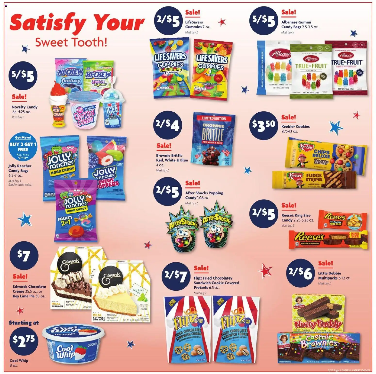 Family Dollar Current Ad - TX - valid from 17.05.2026 | Page: 5 | Products: Chocolate, Chips, Fruits, Lime