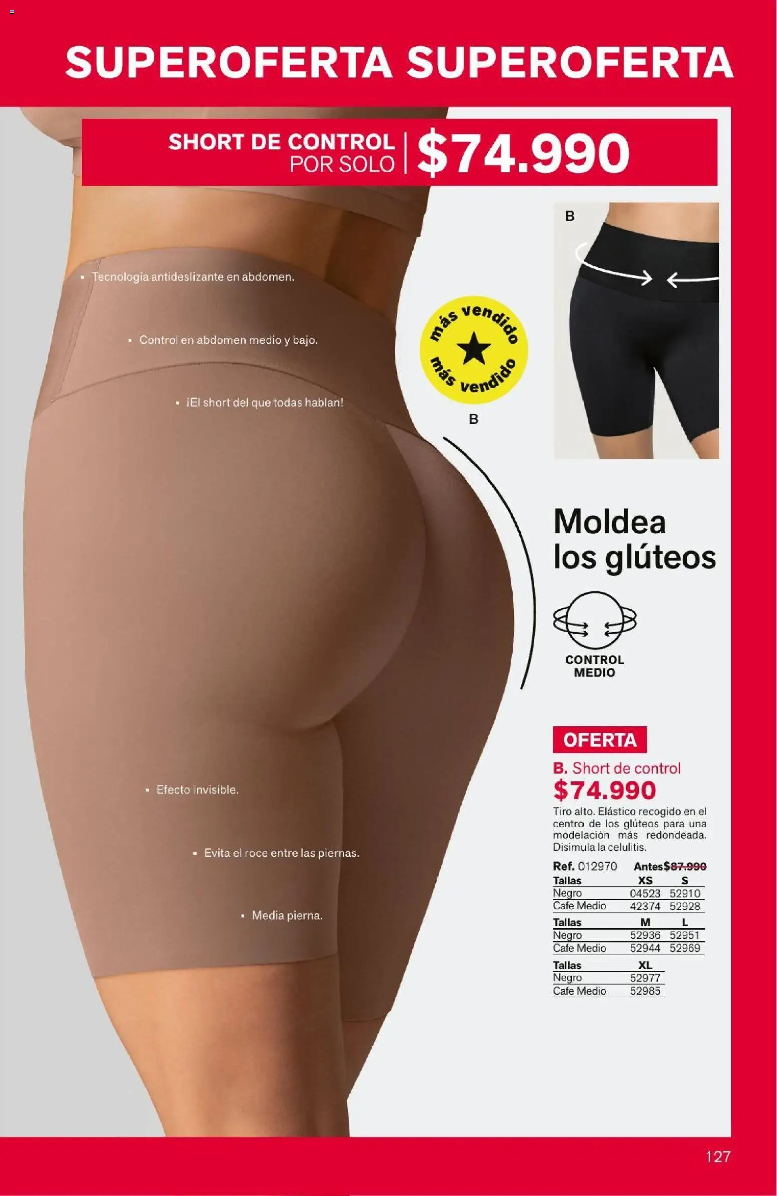 Leonisa revista - valida desde el 04/08/2026 | Página: 127 | Productos: Short, Café