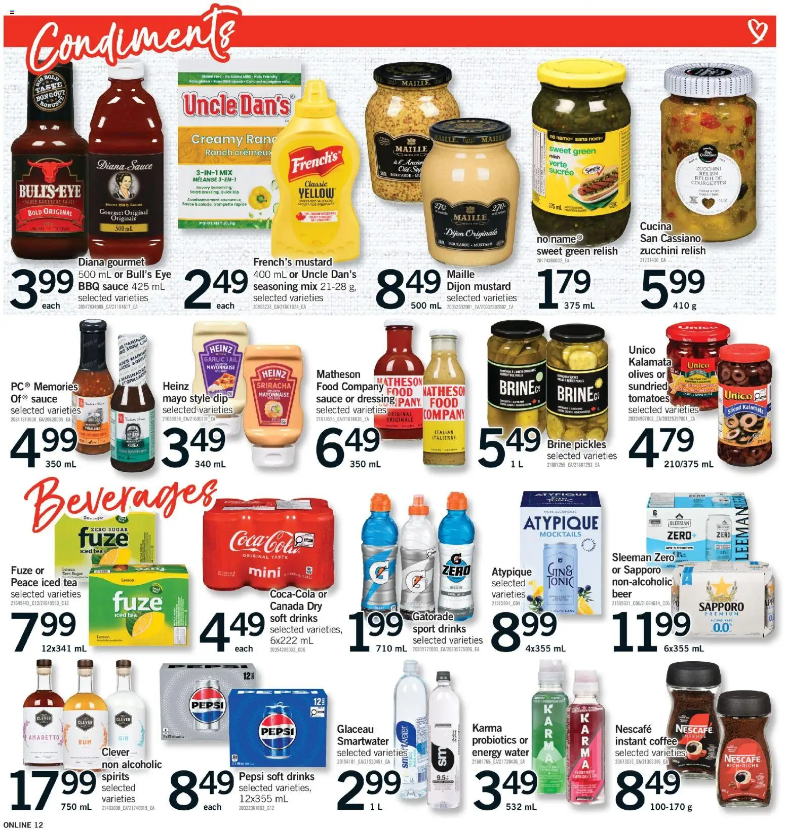 Fortinos flyer valid from 28.05.2026 | Page: 12 | Products: Tea, Coffee, Beer, Tomatoes
