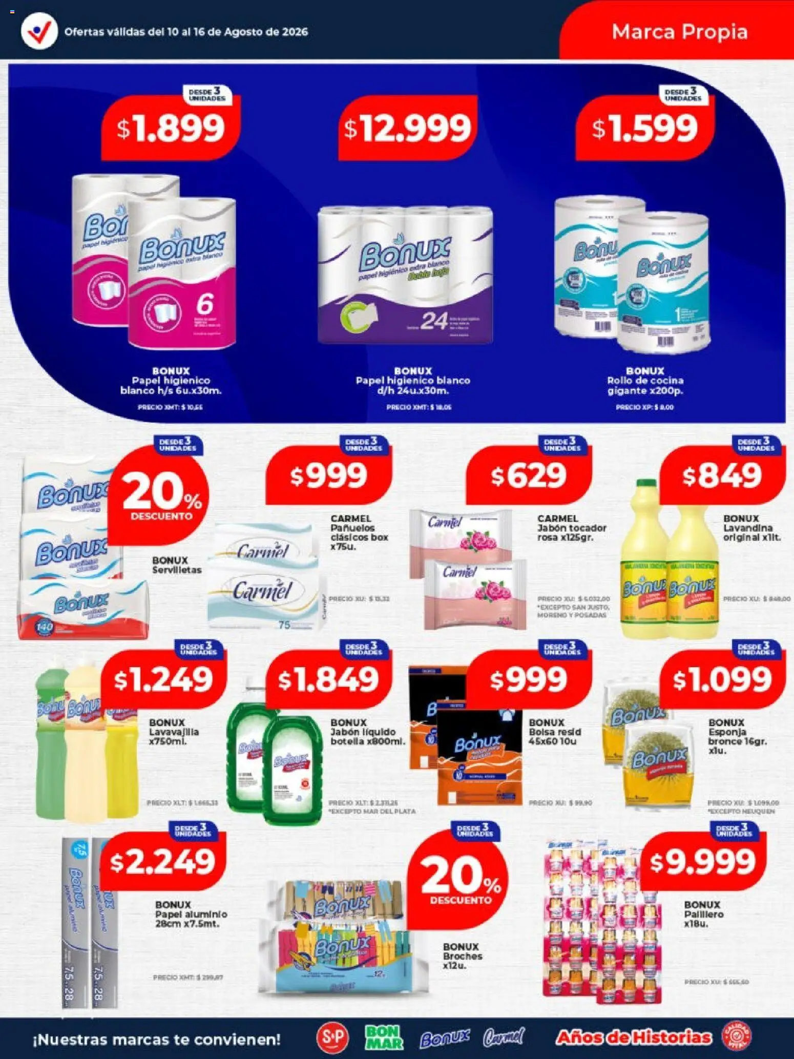 Vital - Especial nuestras marcas │ válido desde el 10/08/2026 | Página: 3 | Productos: Bolsa, Botella, Cocina, Esponja