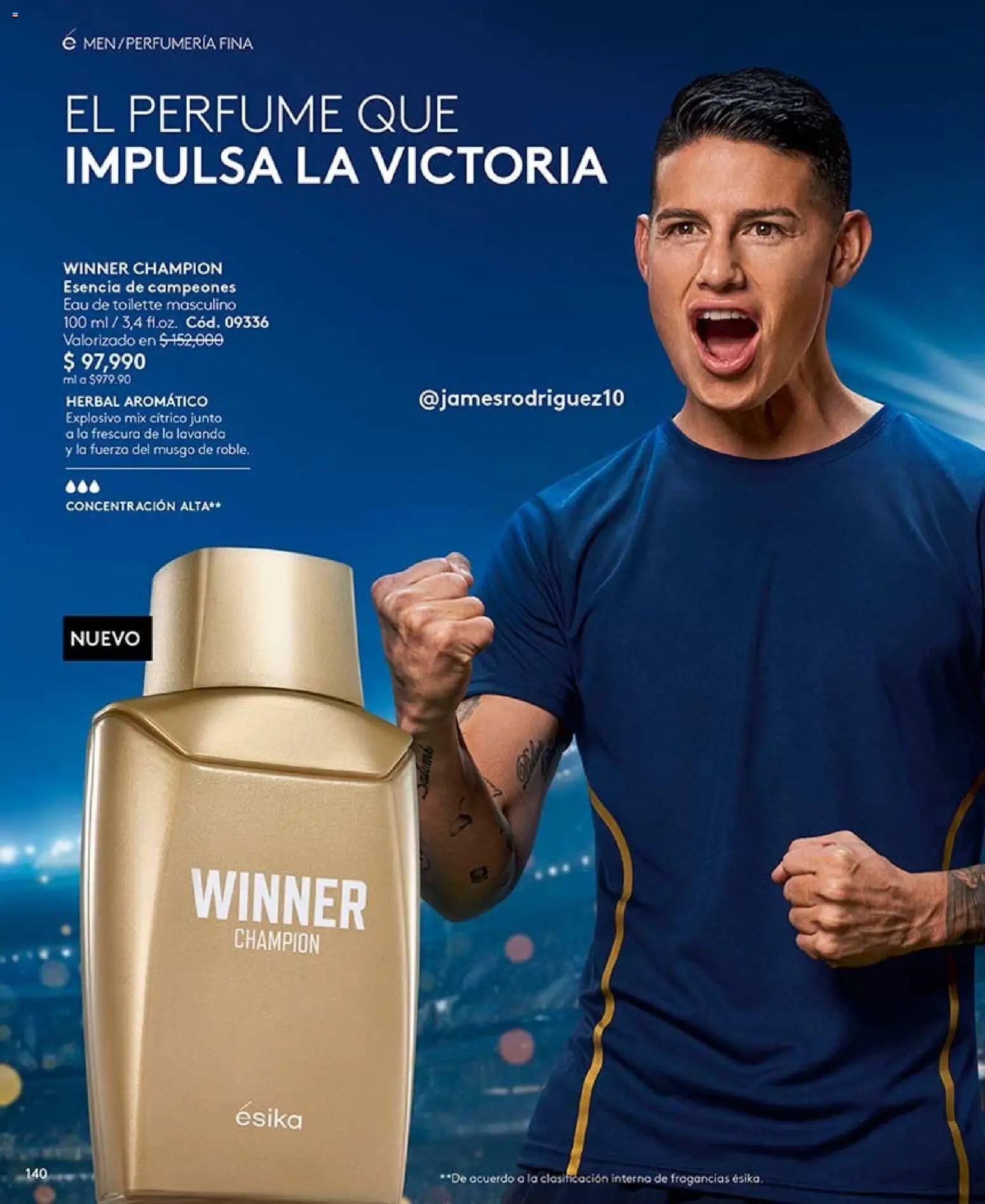 Ésika revista - valida desde el 07/08/2026 | Página: 140 | Productos: Perfume, Eau de toilette