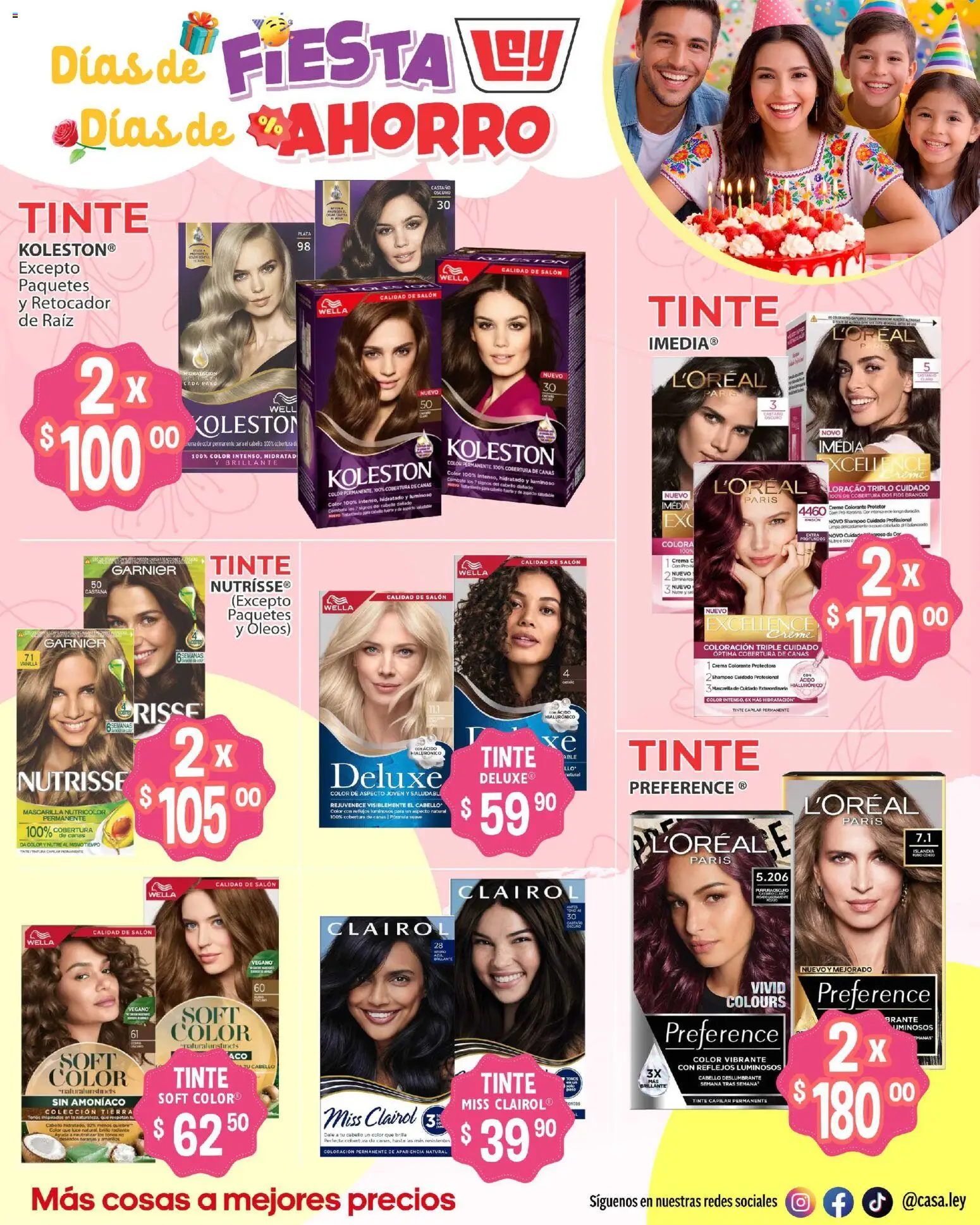 Nuevas ofertas de Casa Ley válidas en toda la República Mexicana desde el 01.05.2026. ¡Encuentra las mejores ofertas en Casa Ley folleto Suplemento del Día de la Madre! | Página: 20 | Productos: Crema, Huevo, Brillo, Radiante