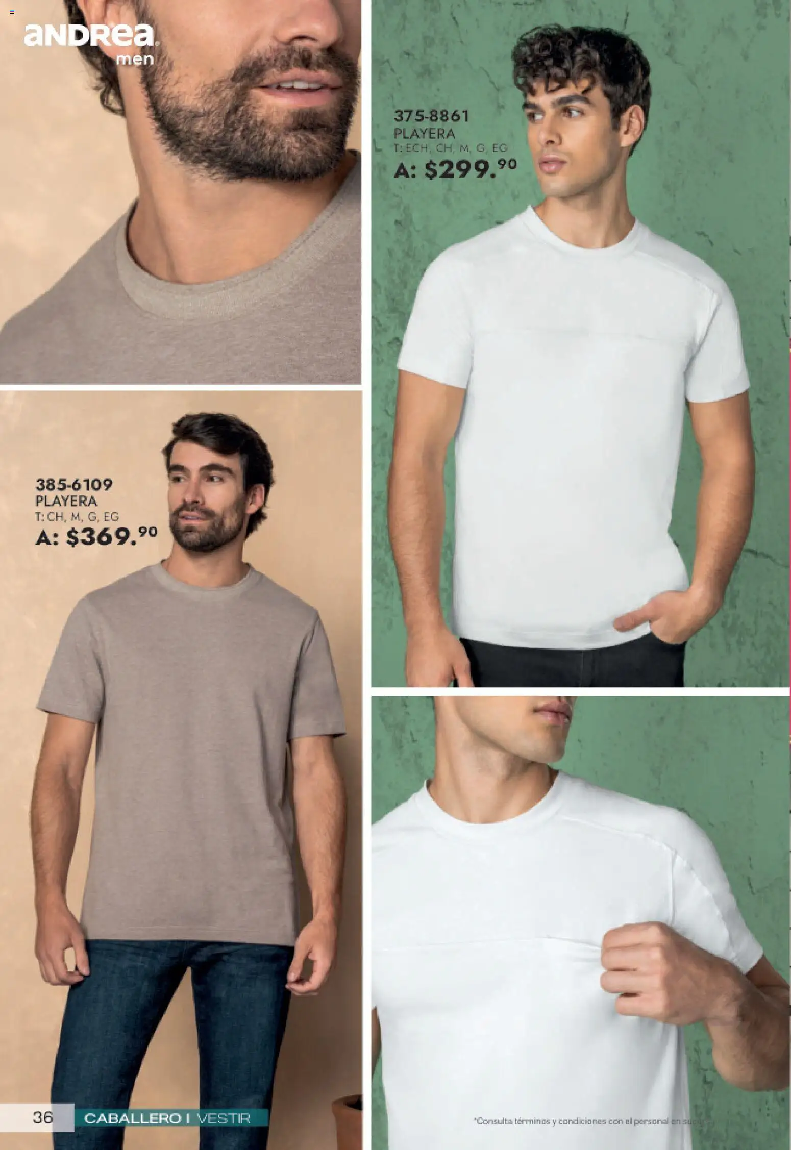 Nuevas ofertas de Andrea válidas en toda la República Mexicana desde el 24.05.2026. ¡Encuentra las mejores ofertas en Andrea catálogo Para papá! | Página: 36