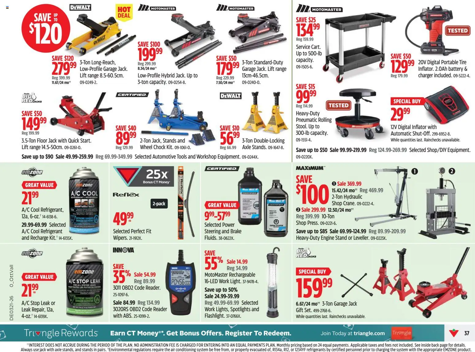 Canadian Tire flyer valid from 21.05.2026 | Page: 37 | Products: Air conditioning, Battery
