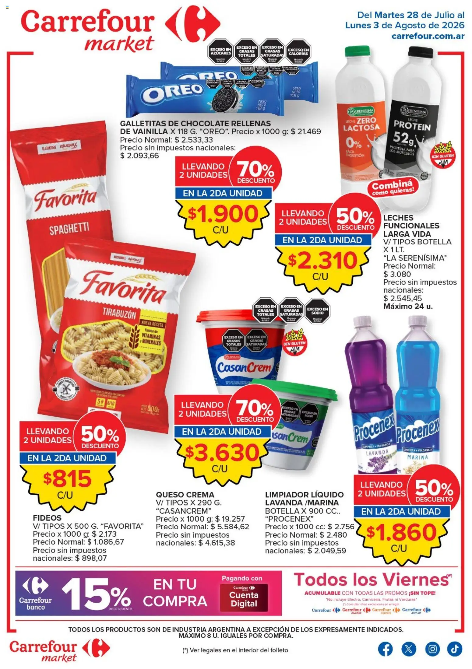 Carrefour Market catálogo │ válido desde el 28/07/2026 | Página: 1