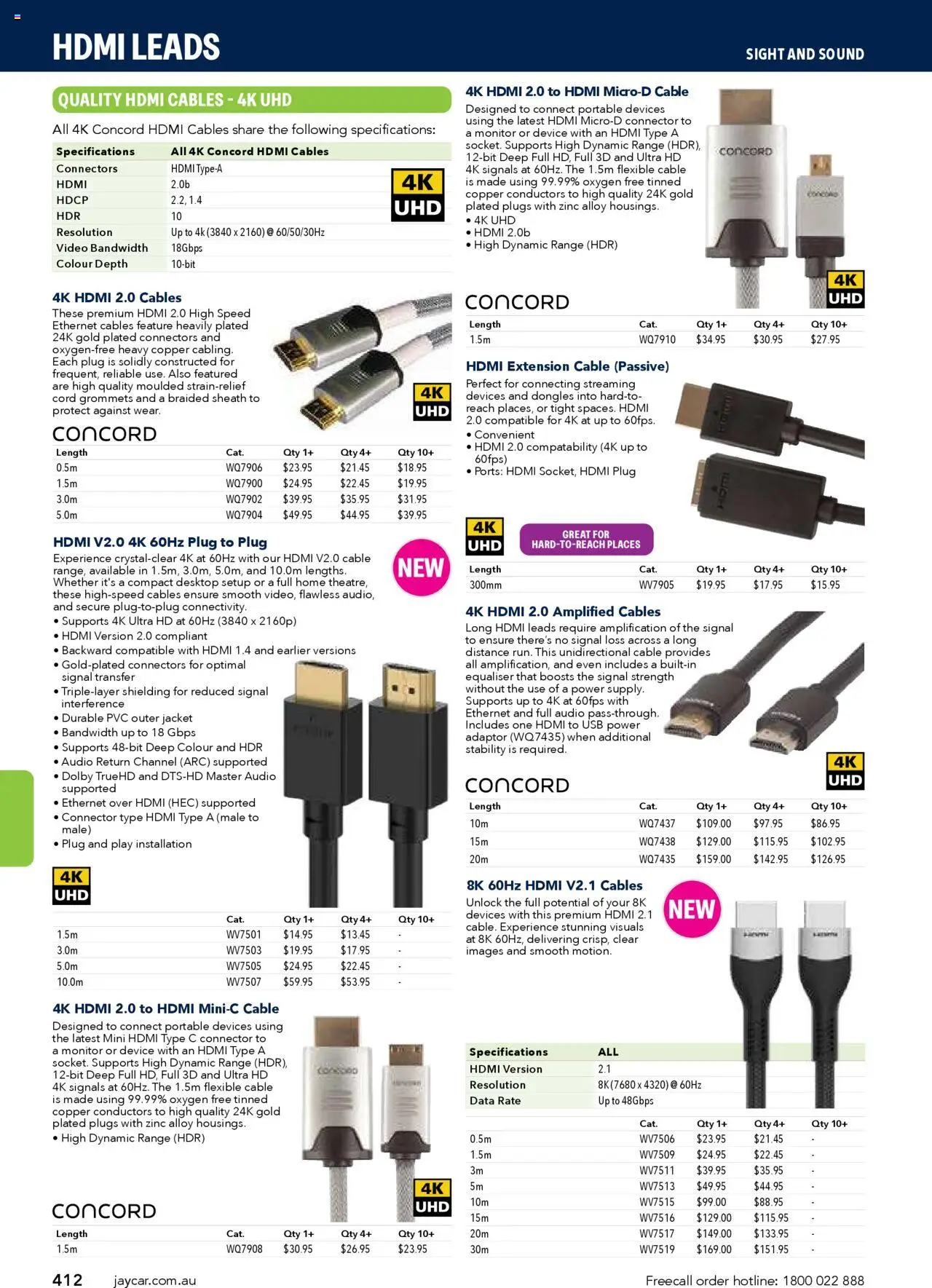 Jaycar catalogue - valid from 09.07.2025 | Page: 412 | Products: Desktop, Audio, Connector, Usb