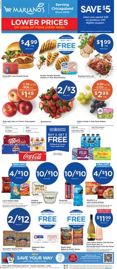 Preview of Mariano's weekly ads valid from 08/26/2026