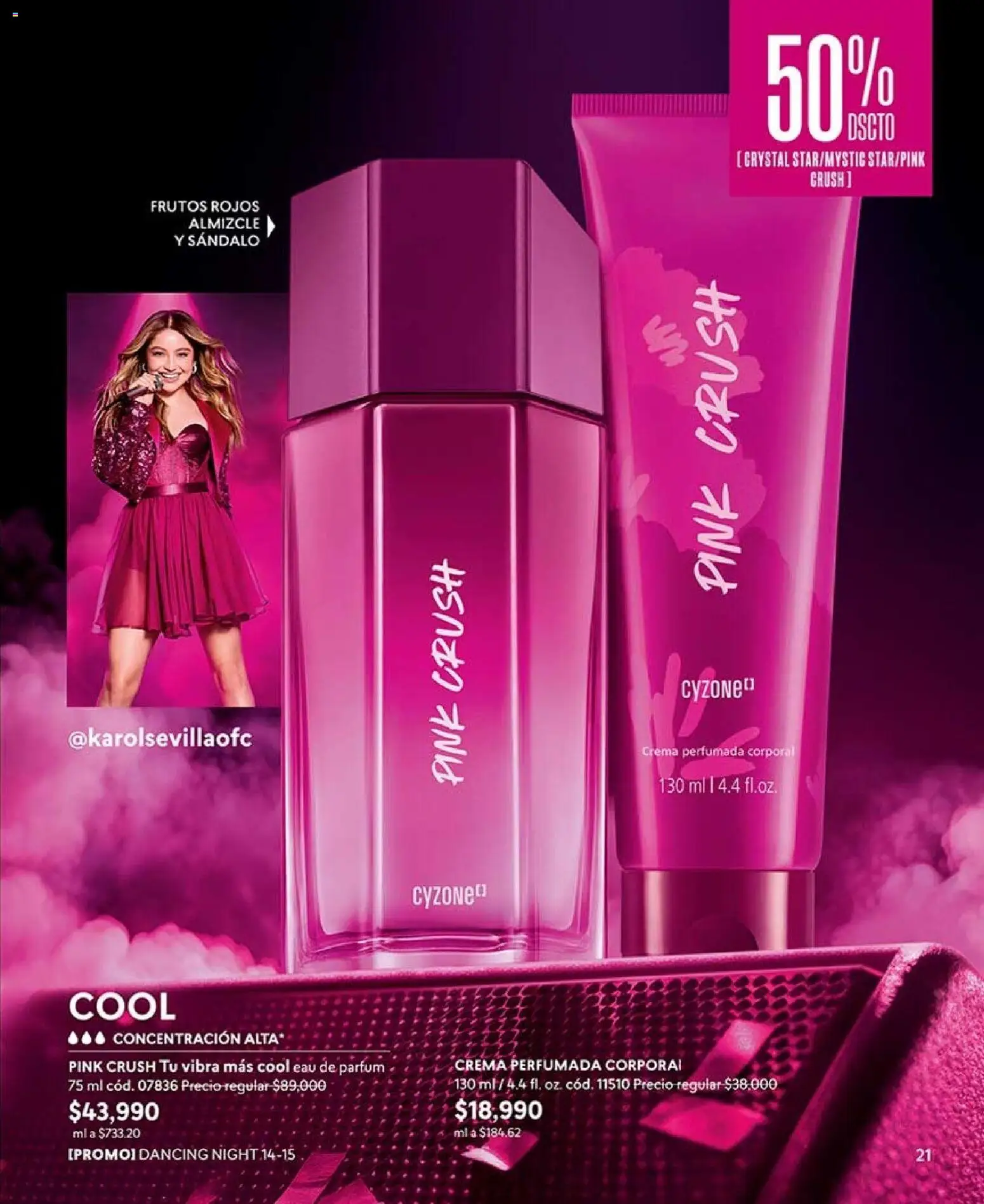 CyZone revista - valida desde el 10/08/2026 | Página: 21 | Productos: Crema, Frutos rojos