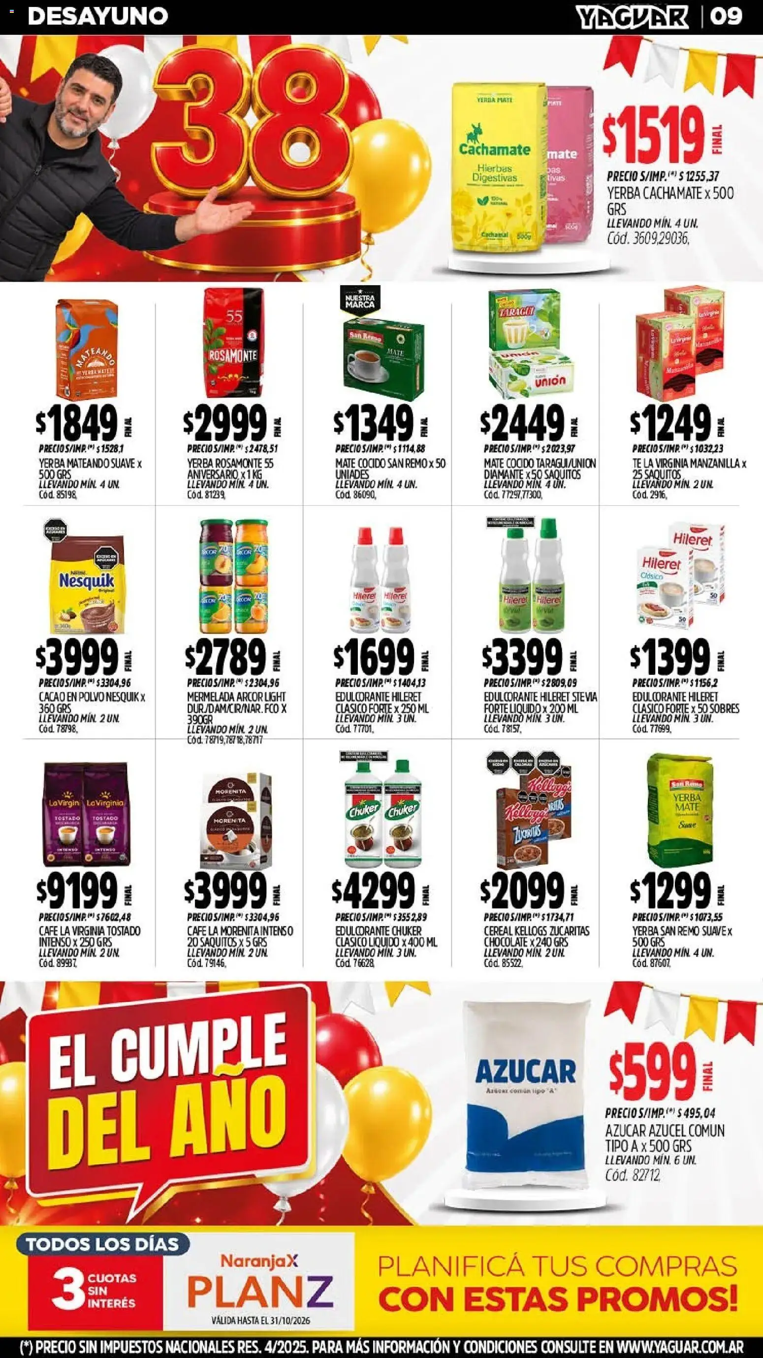 Yaguar - Oferta Semanal San Juan │ válido desde el 12/10/2026 | Página: 10