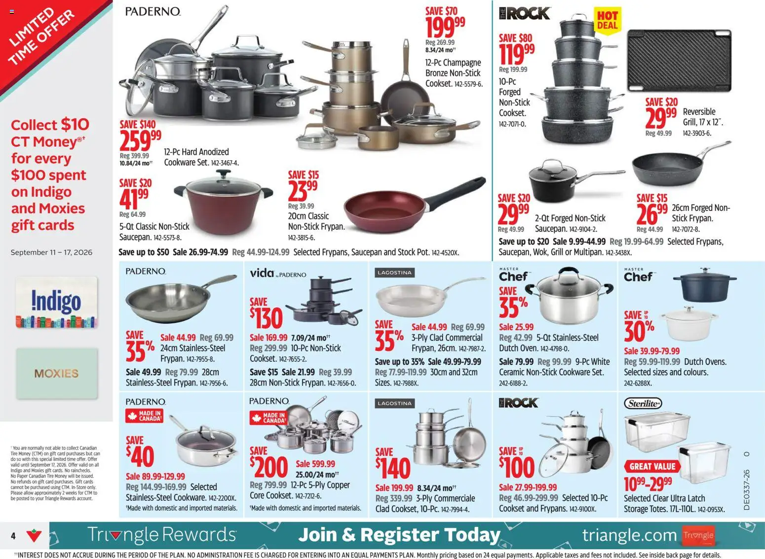 Canadian Tire flyer valid from Sep 10, 2026 | Page: 4 | Products: Champagne, Grill