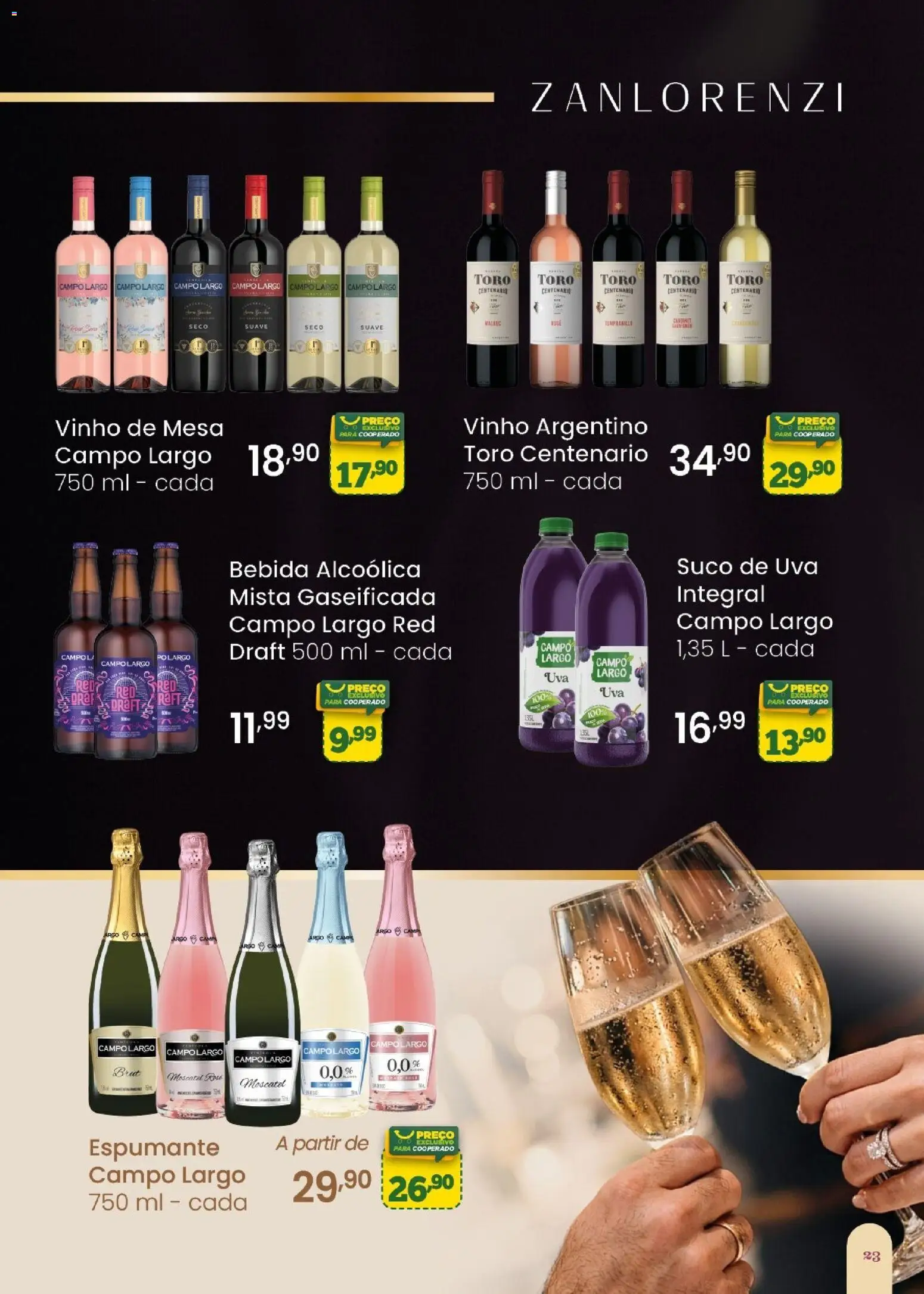 Cooper Folheto - válido de 27.05.2026 | Página: 23 | Produtos: Espumante, Mesa, Vinho, Bebida