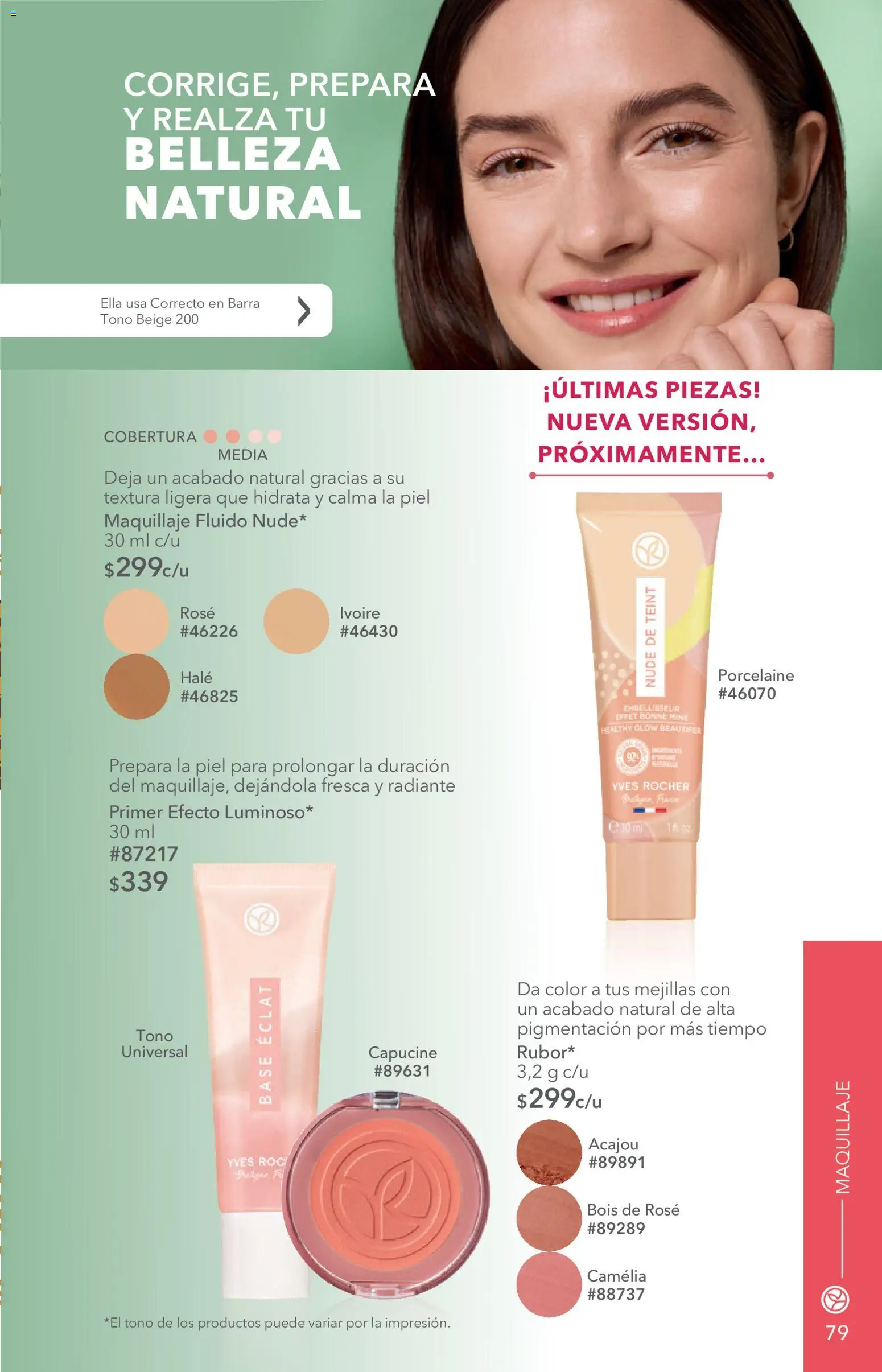 Nuevas ofertas de Yves Rocher válidas en toda la República Mexicana desde el 27/10/2026. ¡Encuentra las mejores ofertas en Yves Rocher campaña 15 2026! | Página: 81