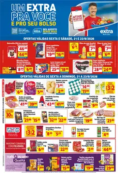 Extra ofertas de Mercado Terça e Quinta - Pré-Visualização do folheto da loja Extra, válido de 21/08/2026