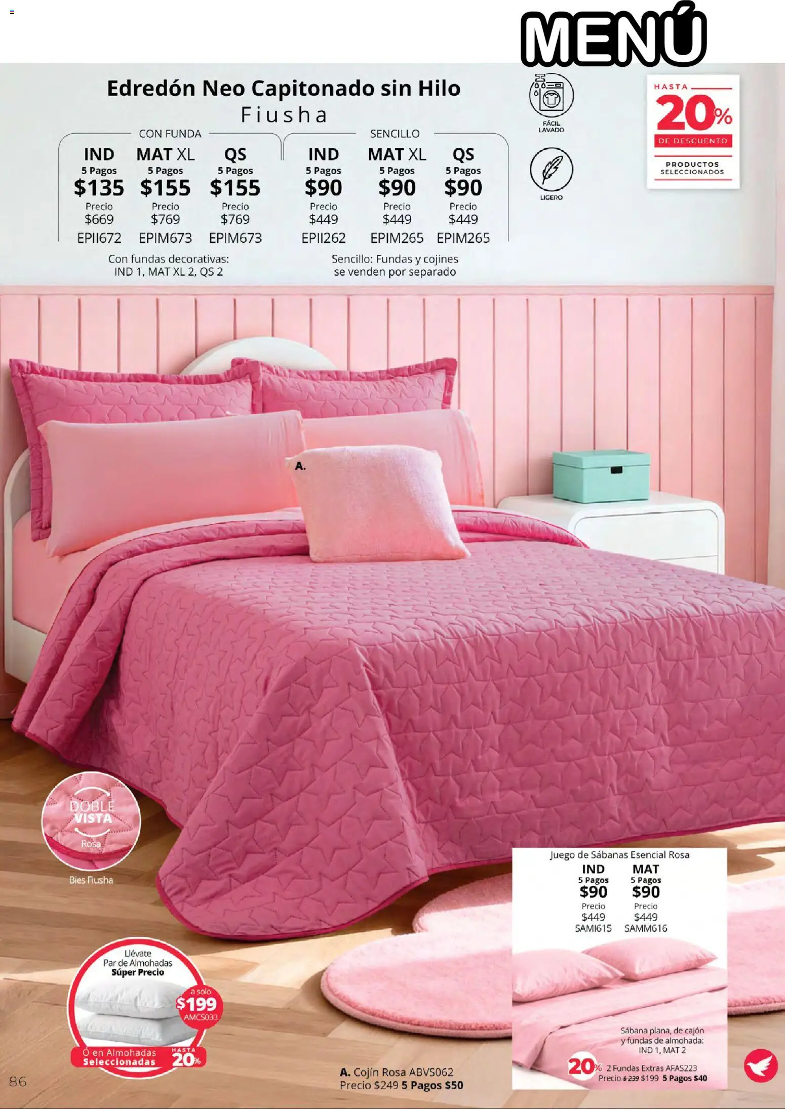 Nuevas ofertas de Colchas Concord válidas en toda la República Mexicana desde el 01/08/2026. ¡Encuentra las mejores ofertas en Colchas Concord catálogo! | Página: 95 | Productos: Juego, Funda, Almohada, Sabanas
