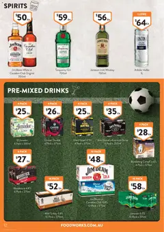 Preview of Foodworks catalogue VIC - valid from 15/07/2026 | Page: 12 | Products: Gin, Vodka, Whiskey, Lime