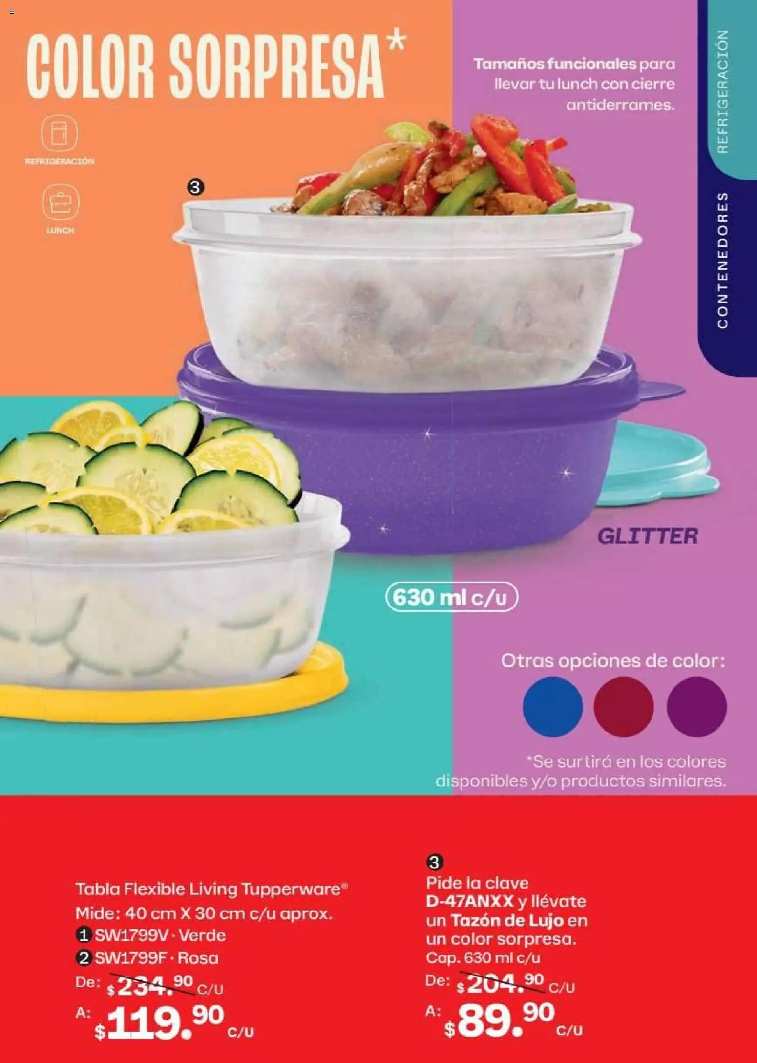 Nuevas ofertas de Tupperware válidas en toda la República Mexicana desde el 15.06.2026. ¡Encuentra las mejores ofertas en Tupperware catálogo! | Página: 37