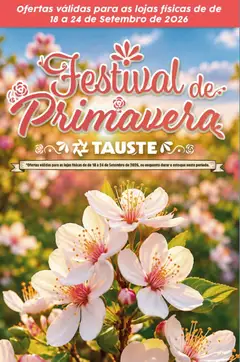 Tauste ofertas Primavera - Pré-Visualização do folheto da loja Tauste, válido de 18/09/2026