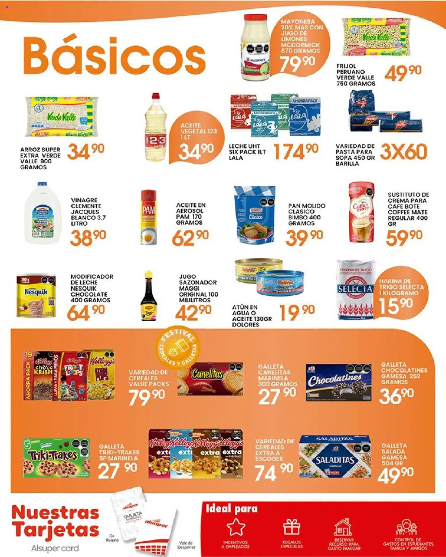 Nuevas ofertas de Alsuper válidas en toda la República Mexicana desde el 10.04.2026. ¡Encuentra las mejores ofertas en Alsuper folleto Calera! | Página: 6 | Productos: Pan, Arroz, Pasta, Mate