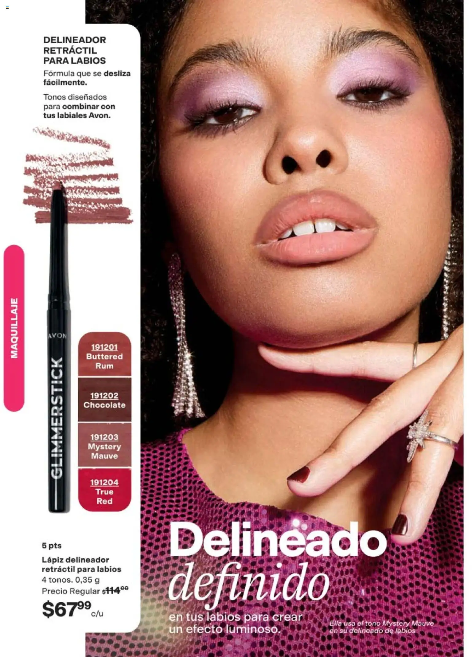 Nuevas ofertas de AVON válidas en toda la República Mexicana desde el 02.04.2026. ¡Encuentra las mejores ofertas en AVON campaña 6 2026! | Página: 66 | Productos: Chocolate, Maquillaje, Delineador