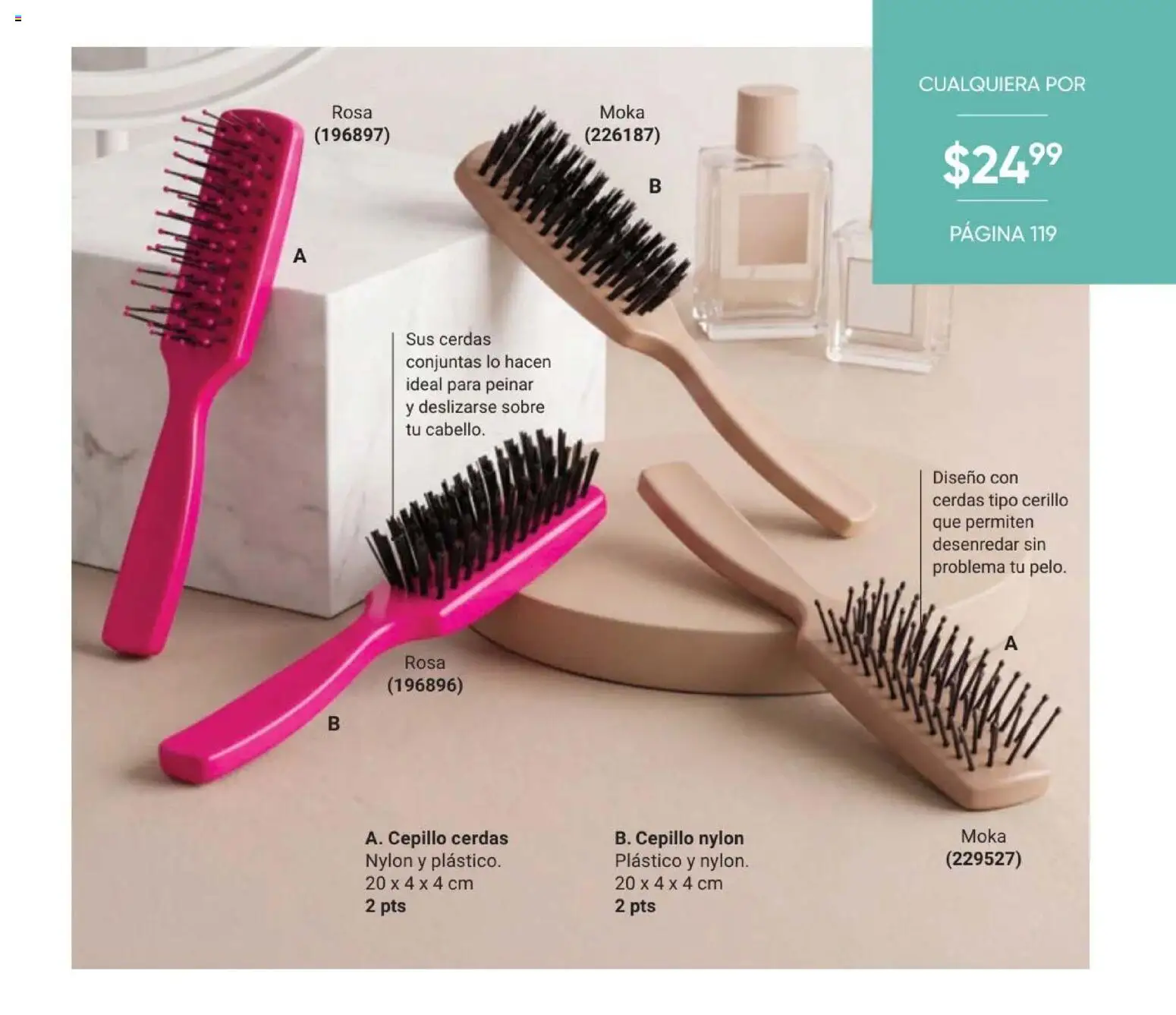 Nuevas ofertas de AVON válidas en toda la República Mexicana desde el 11/09/2026. ¡Encuentra las mejores ofertas en AVON Casa & Estilo 14 2026! | Página: 117 | Productos: Cepillo, Sobre