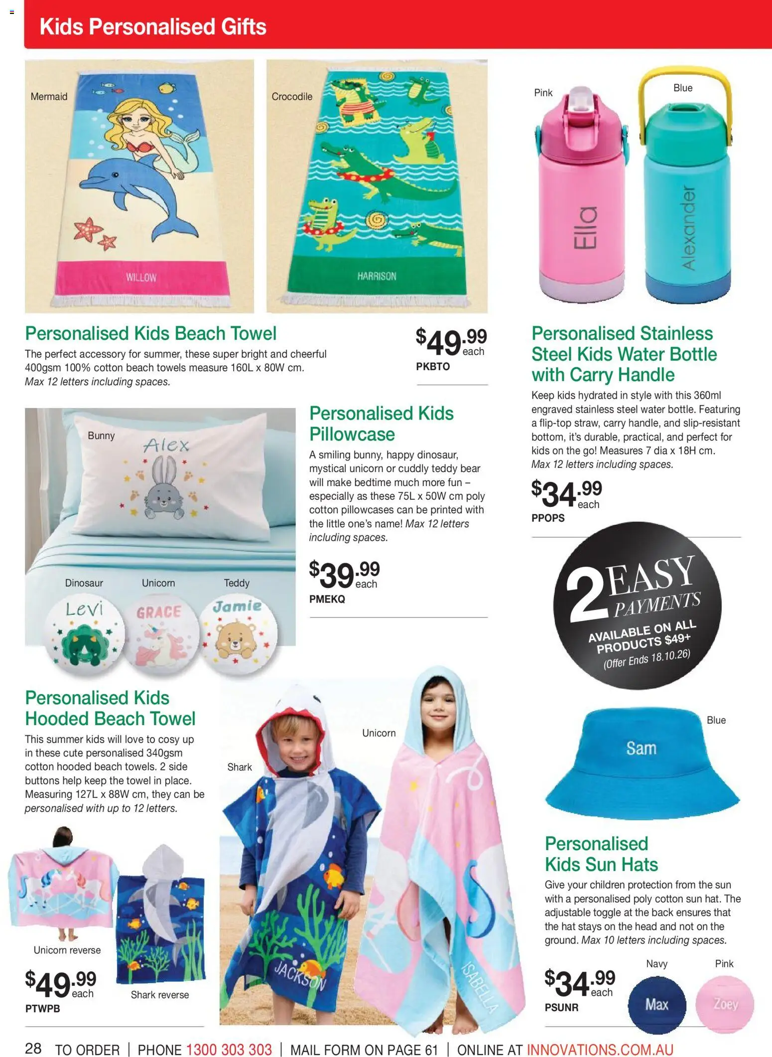 Innovations catalogue - valid from 23/09/2026 | Page: 28 | Products: Towels, Water, Hat, Phone