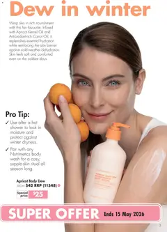 Preview of Nutrimetics Catalogue Winter Prep - valid from 26.04.2026 | Page: 3 | Products: Shower, Lotion, Body lotion, Fan