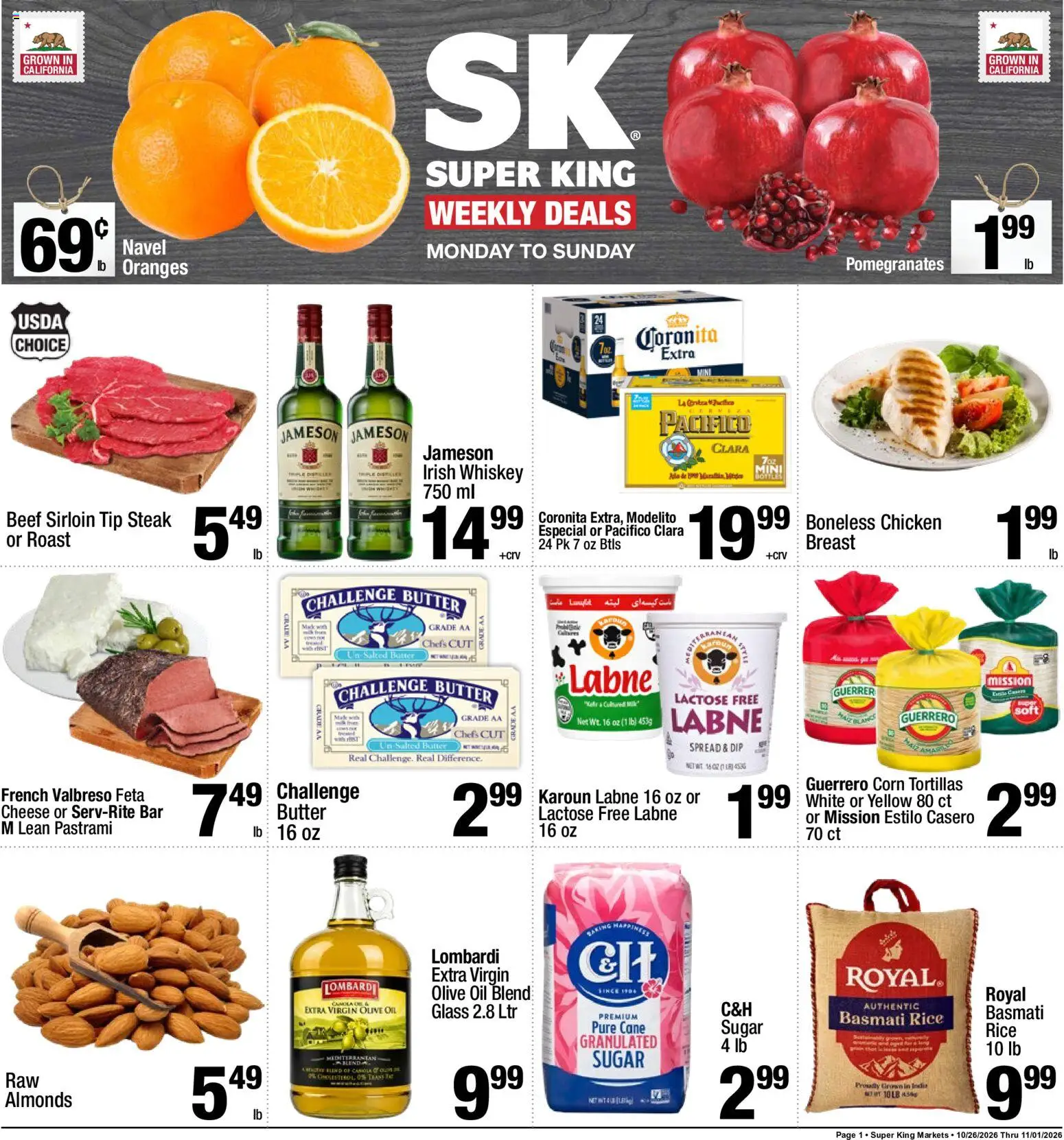 Super King Weekly Ad - valid from 10/26/2026 | Page: 1