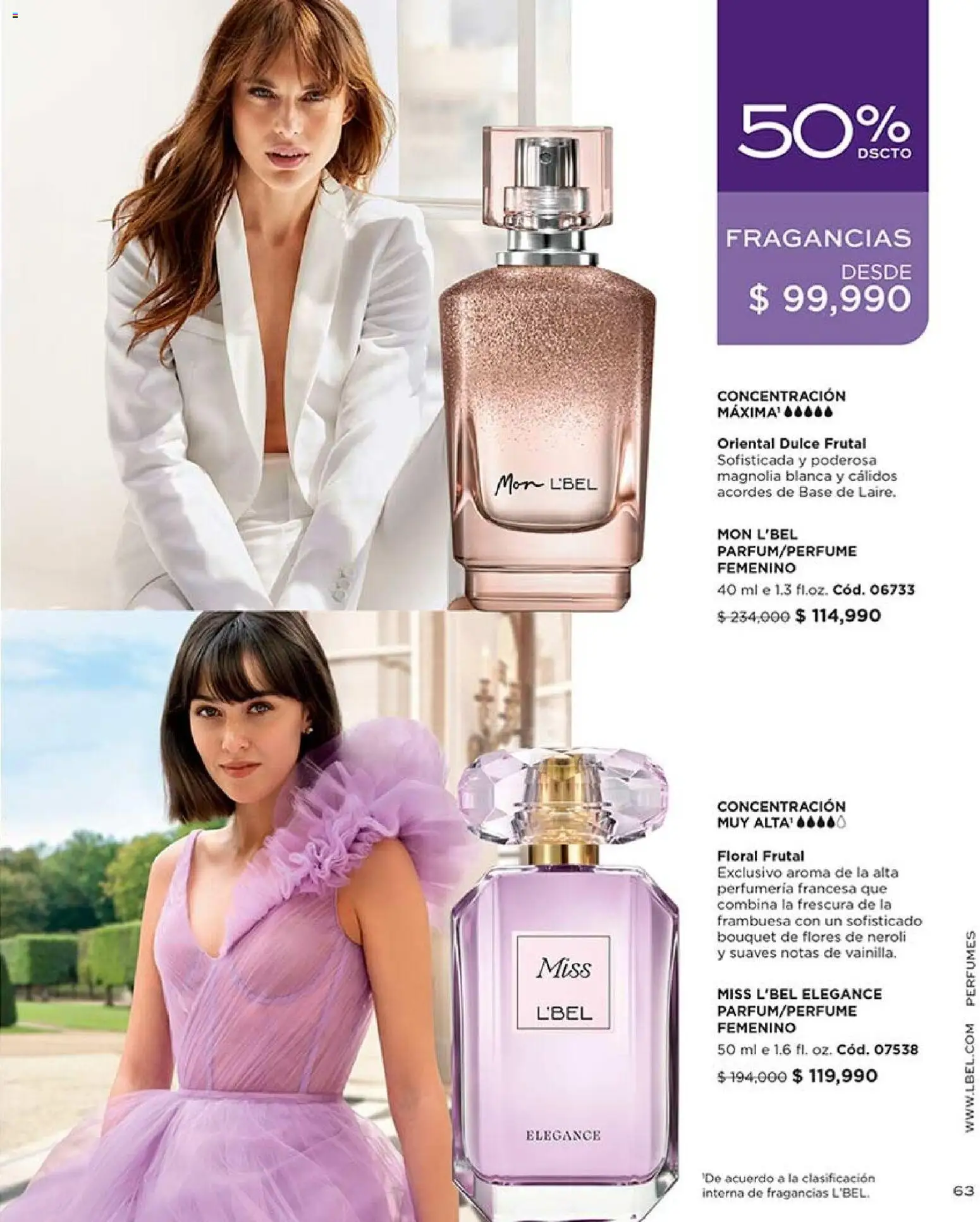 L'Bel revista - valida desde el 07/09/2026 | Página: 63 | Productos: Flores, Perfumes