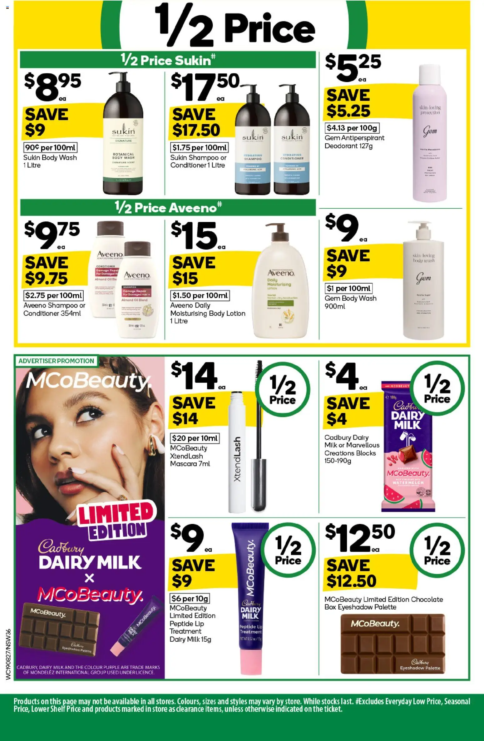 Woolworths catalogue - valid from 19/08/2026 | Page: 36 | Products: Shelf, Mascara, Oil, Deodorant